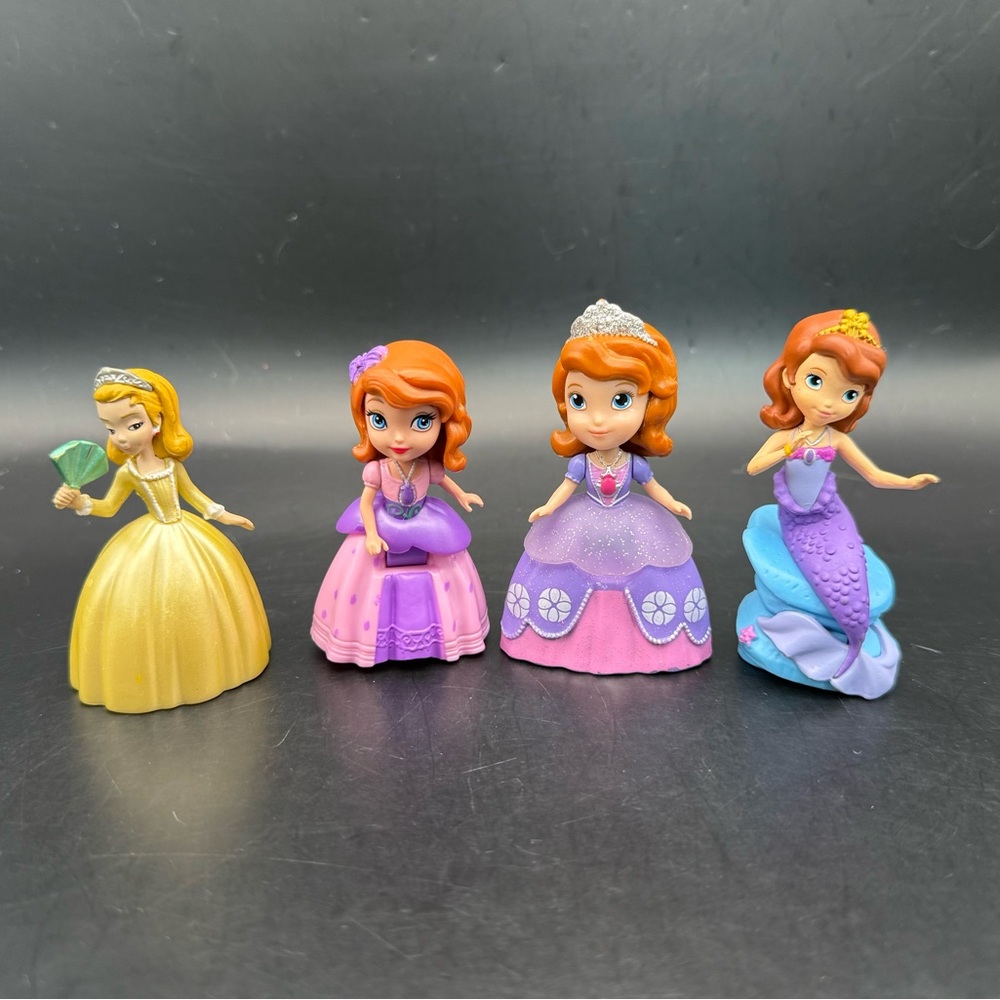 Disney Princess Sofia the First Sophia & Friends Lot of 4 Figures Dolls Mermaid